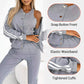✨ Effortless Versatility | Women's Jacket, Tank Top & Pants 3-Piece Set