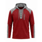 ✨ Elevated Comfort | Men's Waffle-Knit Color-Block Lace-Up Hoodie