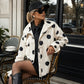 ✨ Timeless Retro Style | Women's Polka-Dot Flared High-Collar Top