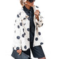 ✨ Timeless Retro Style | Women's Polka-Dot Flared High-Collar Top