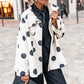 ✨ Timeless Retro Style | Women's Polka-Dot Flared High-Collar Top