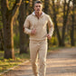 ✨ Easy Everyday Comfort | Men's Hooded Patchwork Tracksuit 2-Piece Set