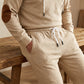 ✨ Easy Everyday Comfort | Men's Hooded Patchwork Tracksuit 2-Piece Set