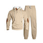 ✨ Easy Everyday Comfort | Men's Hooded Patchwork Tracksuit 2-Piece Set