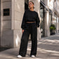 ✨ Easy Everyday Comfort | Women's Sweatshirt & Pants 2-Piece Set