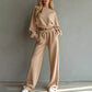 ✨ Easy Everyday Comfort | Women's Sweatshirt & Pants 2-Piece Set