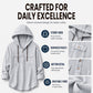 ✨ Easy Everyday Comfort | Men's Casual Long-Sleeve Hooded Shirt