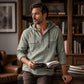 ✨ Easy Everyday Comfort | Men's Casual Long-Sleeve Hooded Shirt