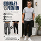 ✨ Easy Denim Comfort | Men's Elastic-Waist Slim-Fit Denim Joggers