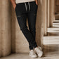 ✨ Easy Denim Comfort | Men's Elastic-Waist Slim-Fit Denim Joggers