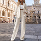 ✨ Effortless Elegance | Women's Tailored Blazer & Pants 2-Piece Set