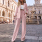 ✨ Effortless Elegance | Women's Tailored Blazer & Pants 2-Piece Set