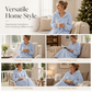 ❄️ Cozy Winter Comfort | Women's Plush Hooded Maxi Lounge Dress