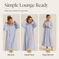 ❄️ Cozy Winter Comfort | Women's Plush Hooded Maxi Lounge Dress