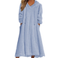 ❄️ Cozy Winter Comfort | Women's Plush Hooded Maxi Lounge Dress