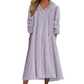❄️ Cozy Winter Comfort | Women's Plush Hooded Maxi Lounge Dress