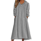 ❄️ Cozy Winter Comfort | Women's Plush Hooded Maxi Lounge Dress