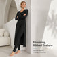 ✨ Easy Everyday Comfort | Women's Ribbed Longline Top & Slim-Fit Pants 2-Piece Set