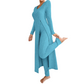 ✨ Easy Everyday Comfort | Women's Ribbed Longline Top & Slim-Fit Pants 2-Piece Set
