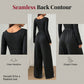 ✨ Flattering Elegance | Women's Square-Neck Ruched-Waist Wide-Leg Jumpsuit