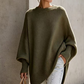 ☁️ Cozy Everyday Comfort | Women's Plus-Size Crew-Neck Pullover Sweater