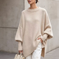 ☁️ Cozy Everyday Comfort | Women's Plus-Size Crew-Neck Pullover Sweater