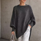 ☁️ Cozy Everyday Comfort | Women's Plus-Size Crew-Neck Pullover Sweater