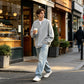 ✨ Easy Layered Style | Men's Waffle-Knit V-Neck Fake Two-Piece Top