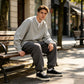 ✨ Easy Layered Style | Men's Waffle-Knit V-Neck Fake Two-Piece Top
