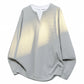 ✨ Easy Layered Style | Men's Waffle-Knit V-Neck Fake Two-Piece Top