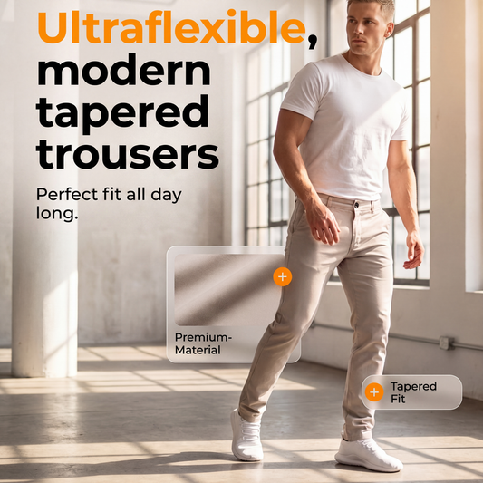 ✨ Easy Everyday Comfort | Modern Slim-Leg Stretch Pants