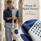 ✨ Easy Summer Style | Men's Retro Print Loose-Fit 2-Piece Set