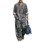✨ Easy Summer Style | Men's Retro Print Loose-Fit 2-Piece Set