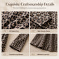 ✨ Timeless Statement Style | Women's Leopard Print Long-Sleeve Maxi Dress