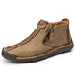 🥾 Rugged Everyday Comfort | Men's Stitched Zip-Up Casual Ankle Boots
