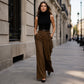 ✨ Easy Everyday Style | Women's Striped Wide-Leg Casual Pants