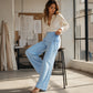 ✨ Easy Everyday Style | Women's Striped Wide-Leg Casual Pants