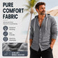 ✨ Easy Everyday Comfort | Men's Striped Long-Sleeve Hooded Shirt