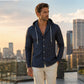 ✨ Easy Everyday Comfort | Men's Striped Long-Sleeve Hooded Shirt