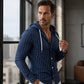 ✨ Easy Everyday Comfort | Men's Striped Long-Sleeve Hooded Shirt