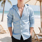 ✨ Easy Everyday Comfort | Men's Striped Long-Sleeve Hooded Shirt