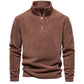 🍂 Elevated Everyday Comfort | Men's Half-Zip Long-Sleeve Pullover