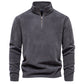 🍂 Elevated Everyday Comfort | Men's Half-Zip Long-Sleeve Pullover