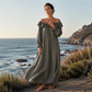 ☀️ Effortless Summer Style | Women's Off-Shoulder Flowy Maxi Dress