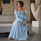 ☀️ Effortless Summer Style | Women's Off-Shoulder Flowy Maxi Dress