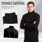 🍂 Easy Everyday Comfort | Men's Warm-Lined Stand-Collar Quarter-Zip Pullover