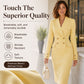 ✨ Effortless Elegance | Women's Double-Breasted Blazer Dress