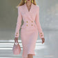 ✨ Effortless Elegance | Women's Double-Breasted Blazer Dress