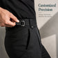 ✨ Polished Everyday Comfort | Men's Pleated Slim-Tapered Pants with Adjustable Side Buckles