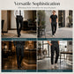 ✨ Polished Everyday Comfort | Men's Pleated Slim-Tapered Pants with Adjustable Side Buckles